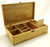 Multikeep Classic Tea Box – Adjustable Bamboo Organizer with Filigree Design - View 3