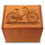 Collection Bicycle Cherry Personalized 4x6 Recipe Card Box