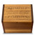 Classic Filigree Acacia Personalized 4x6 Recipe Card Box