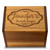 Moderna Acacia Personalized 4x6 Recipe Card Box