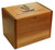 Rooster Collection Acacia Personalized 4x6 Recipe Card Box - View 3