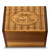 Collection Hat Box Acacia Personalized 4x6 Recipe Card Box