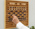 GamePhrame – 15-in-1 Wall-Mount Wooden Game Board (Chess, Word Games & More)