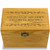 Classic Filigree Oak Personalized 4x6 Recipe Card Box