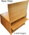 Personalized Bamboo Bread Box - Extra Large with Dual Doors - View 5