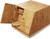 Personalized Bamboo Bread Box - Extra Large with Dual Doors - View 2