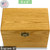 Unengraved Oak 4x6 Recipe Card Box