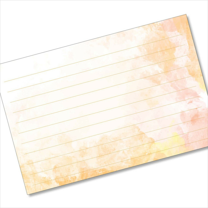 4x6 Recipe Card Terra Cotta Orange Index Card or 40ea 4x6 Recipe Card Terra Cotta Orange Index Card or 40ea