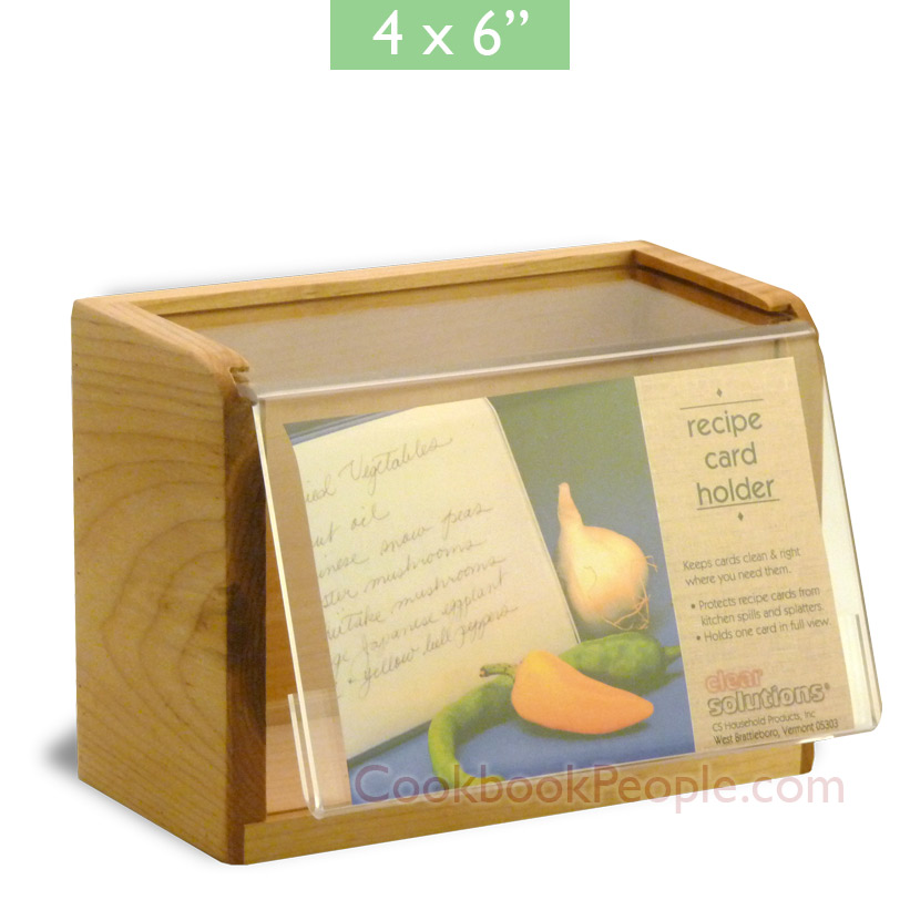 Heirloom 4x6 Acrylic - Clear Recipe Box - Buy online