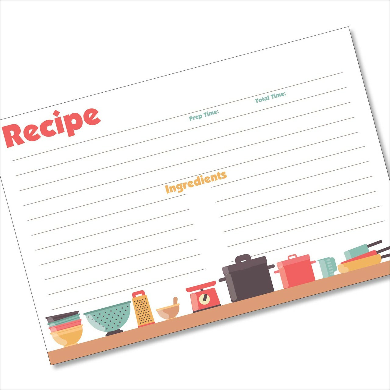 4x6 recipe card binder 4x6 Recipe Card Pots and Pans White 40ea
