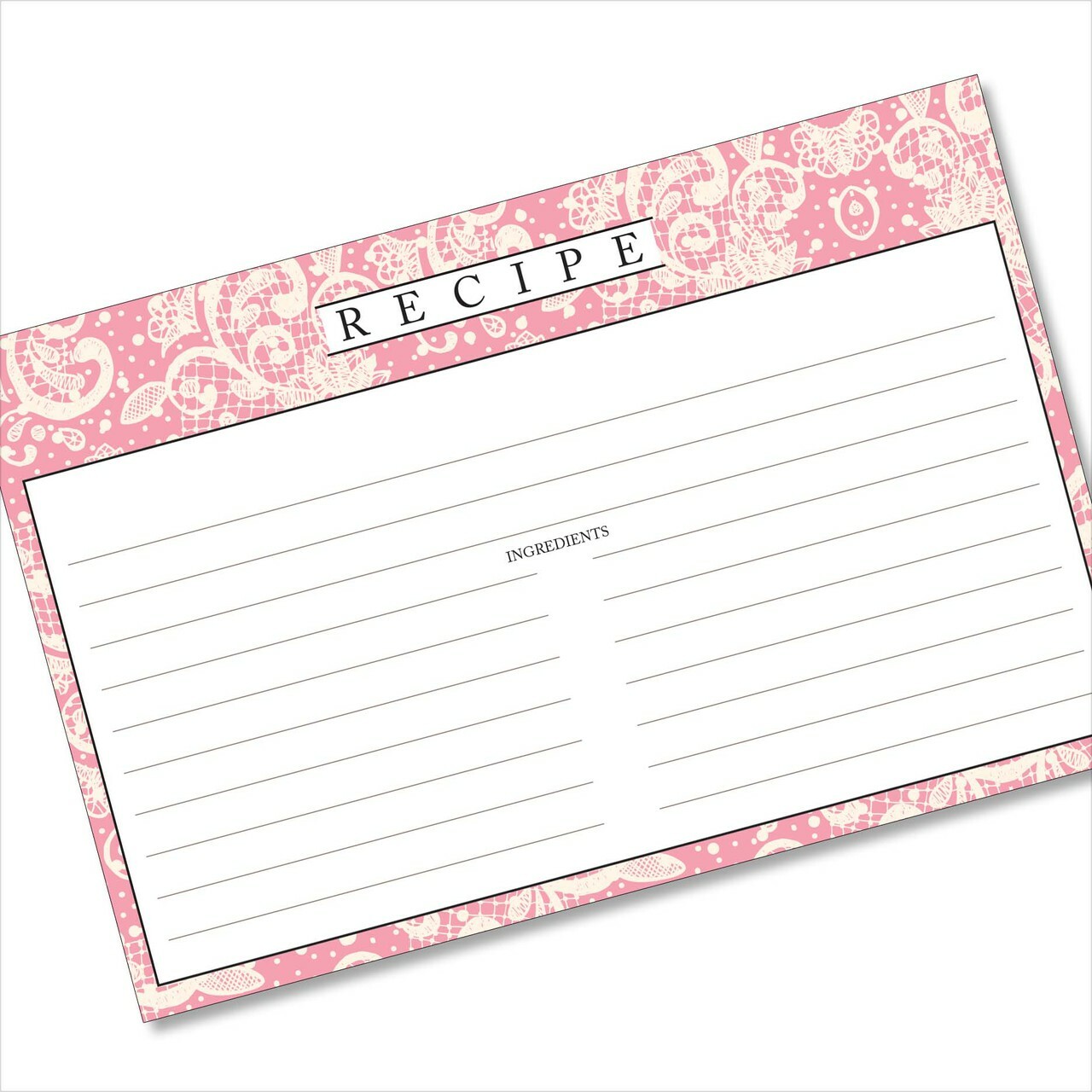 4x6 recipe card binder Samsill Page Protectors for 8.5 x 11 Recipe Binder, 4 x 6 Pockets, 2 Pockets, 50 Count, Recipe Book Pocket Page Refi 12 so that you can organize your PPP menu plans perfectly 4x6 Recipe Card Lace Settings