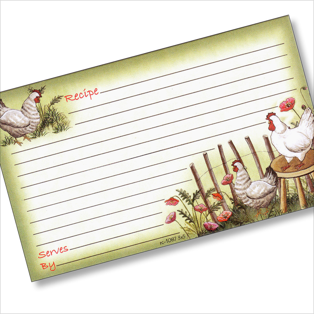 You Name It Personalized Recipe Cards - 3x5