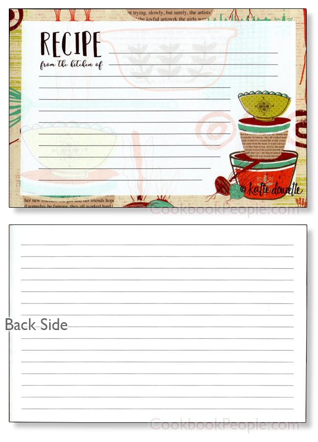 4x6 fillable recipe card template for word