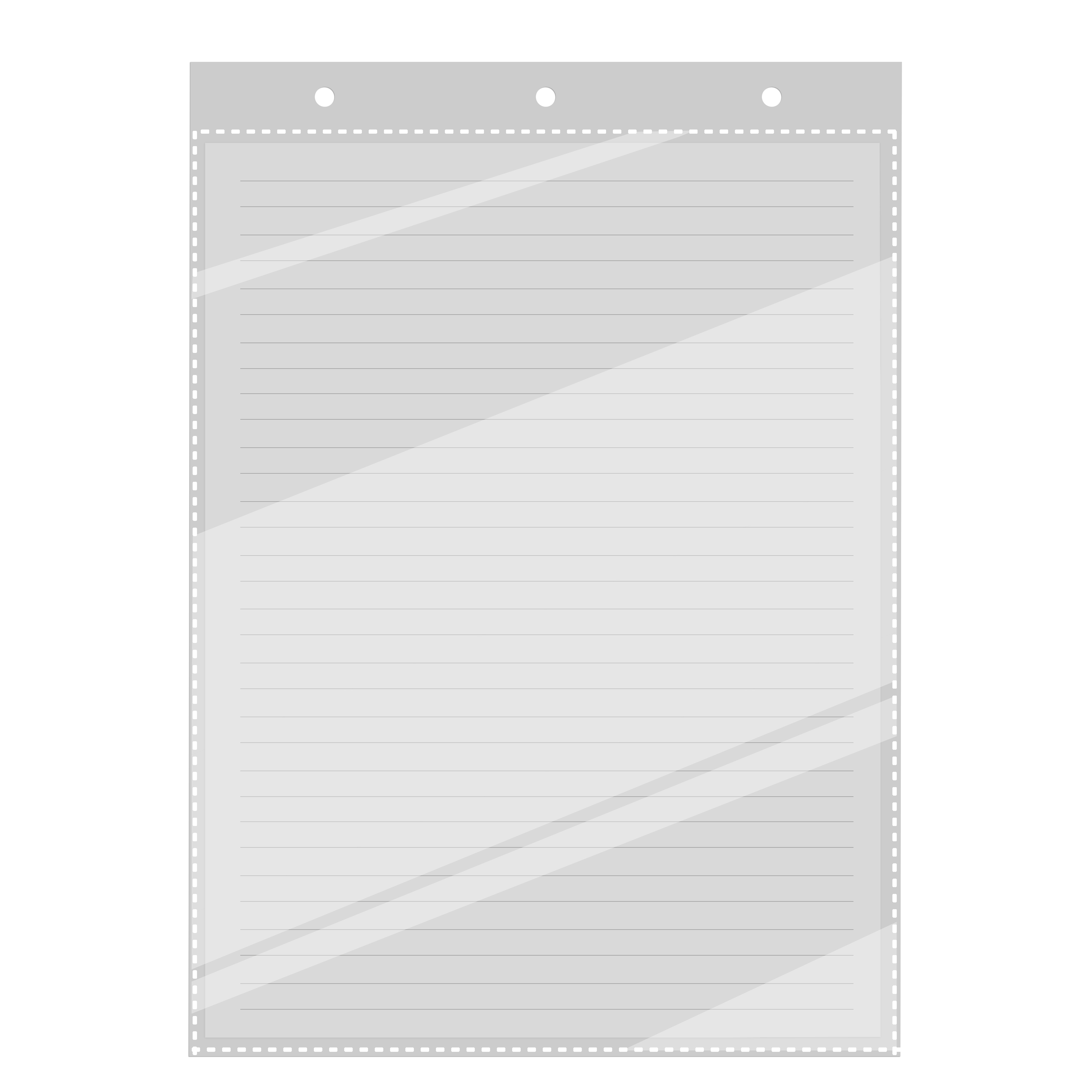 C.R. Gibson Refill Sheets for Vertical Recipe Keeper, 8.5'' x 11