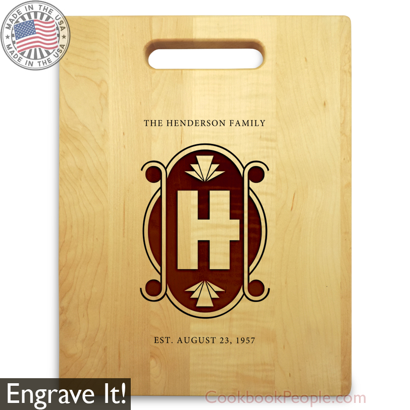 Engraving Cutting Board with Handle Chopping Board with Engraved Name
