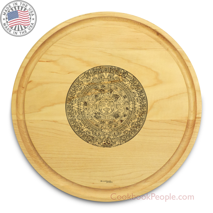 Round Chopping Board Engraved Personalized Circular Cutting Board