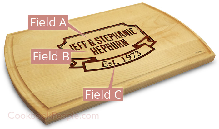 10x16 Chopping Board Engraved