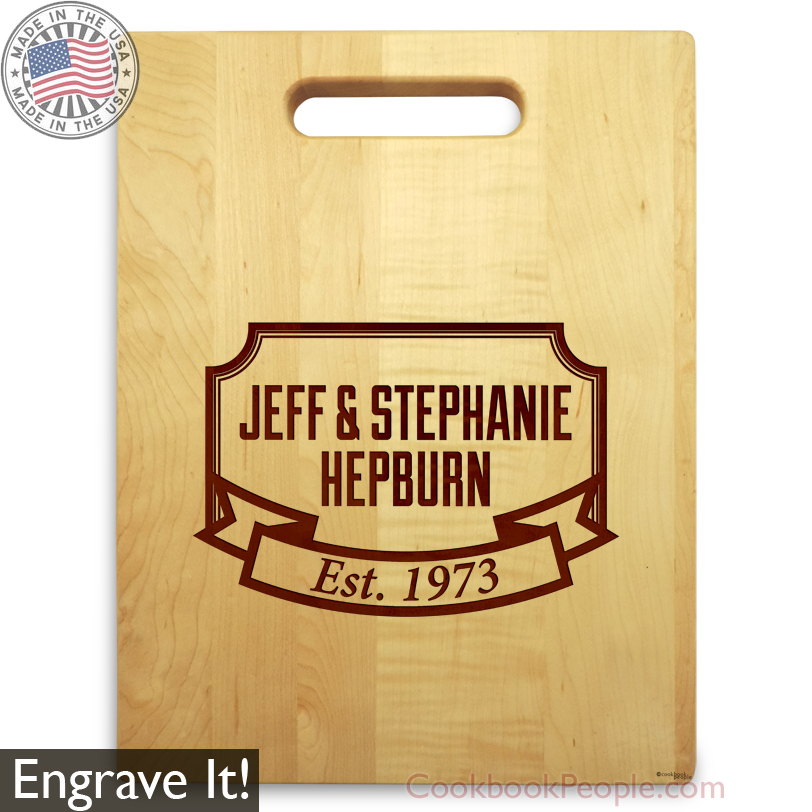 Engraving Cutting Board with Handle Chopping Board with Engraved Name