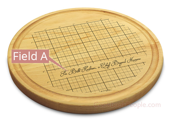 Circular Cutting Board Maple Chopping Board with Juice Groove