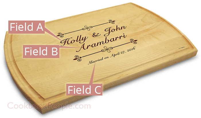 10x16 Chopping Board Engraved