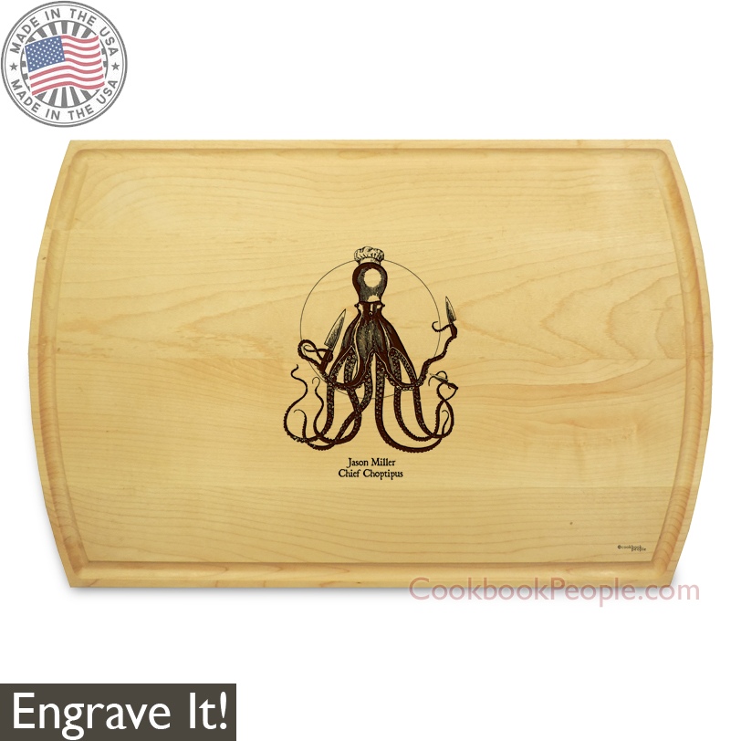 Engraved Chopping Board American Maple Personalized Rectangular Cutting Board