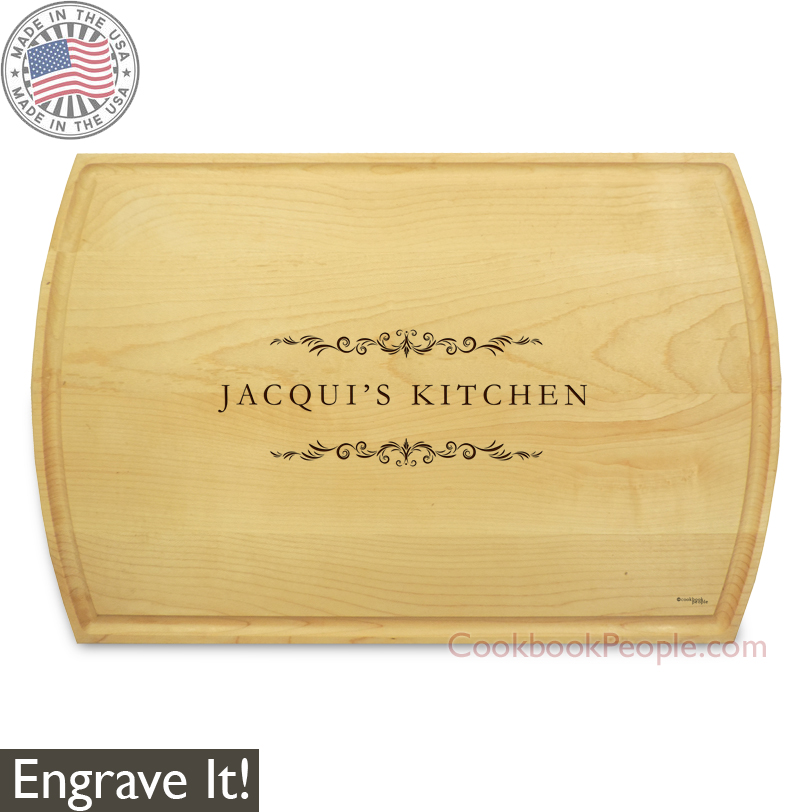 Engraved Chopping Board American Maple Personalized Rectangular Cutting Board