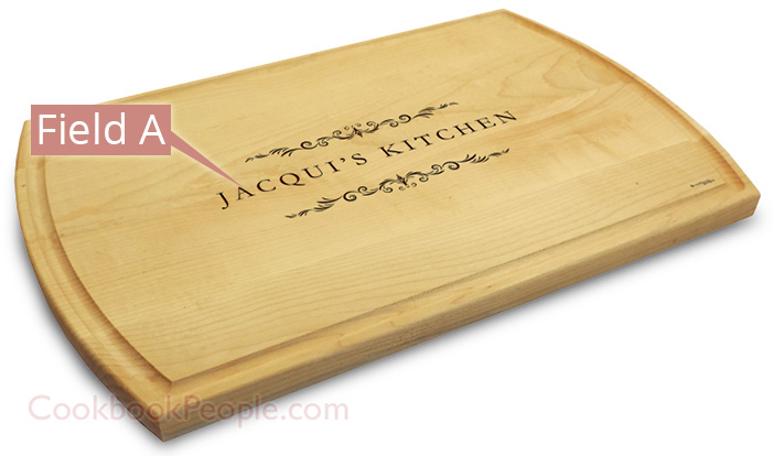 Personalized Cutting Board - Large Grooved 10x16 Chopping Board Engraved
