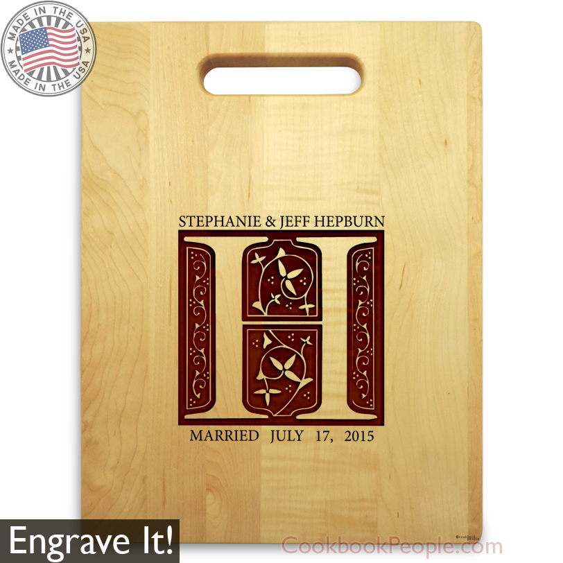 Engraving Cutting Board with Handle Chopping Board with Engraved Name