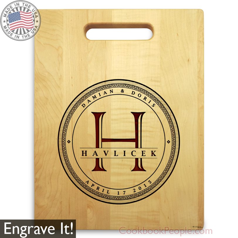 Chopping Board with Engraved Name
