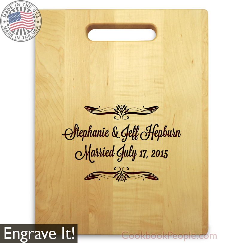 Chopping Board with Engraved Name