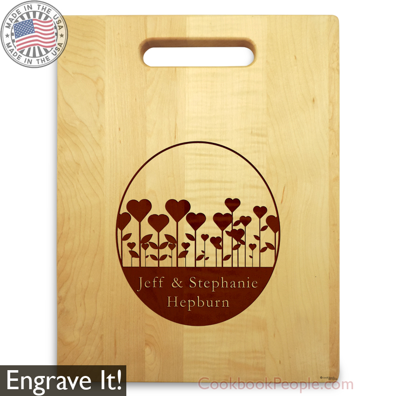 Engraving Cutting Board with Handle Chopping Board with Engraved Name
