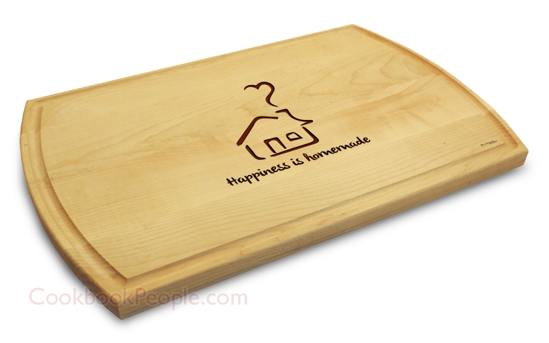 Personalized Cutting Board - Large Grooved 10x16 Chopping Board Engraved