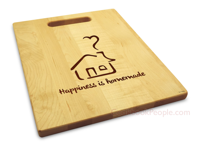 Maple Cutting Board Personalized Rectangle Chopping Board with Handle