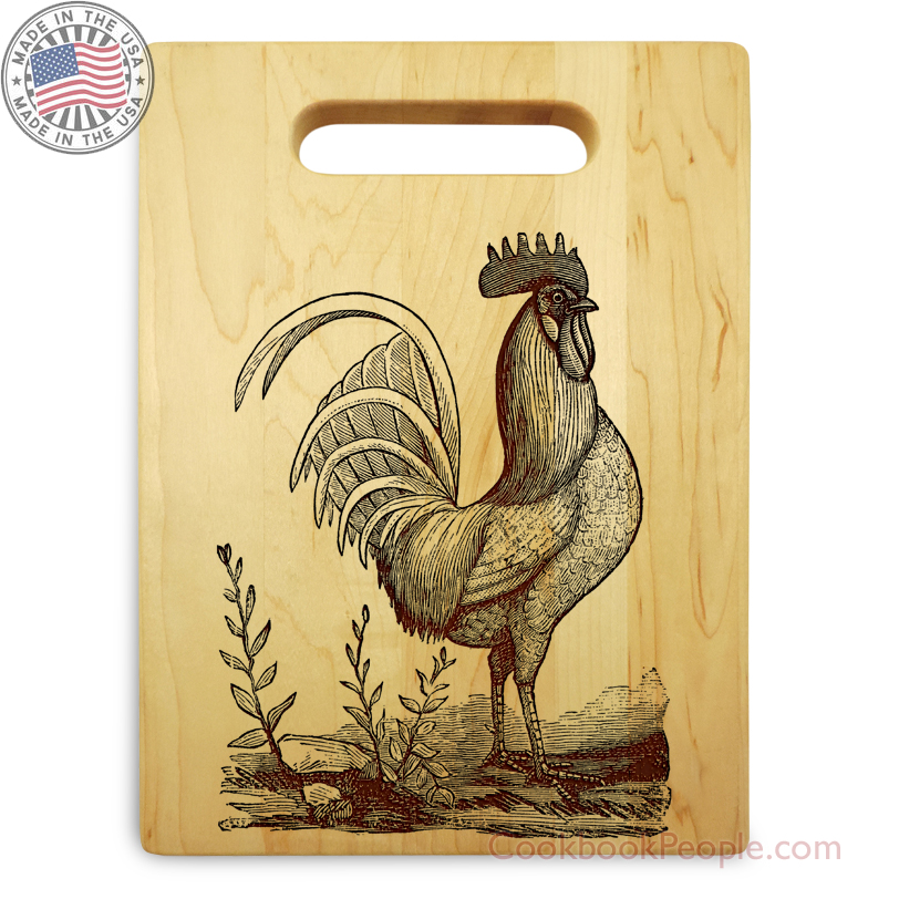 rooster cutting board