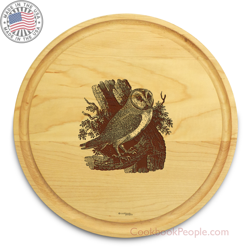 Round Chopping Board Engraved Personalized Circular Cutting Board