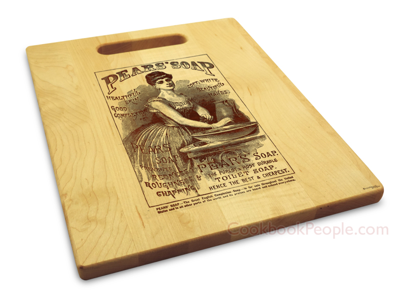 Maple Cutting Board Personalized Rectangle Chopping Board with Handle