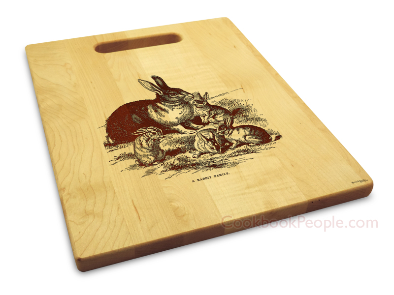 Maple Cutting Board Personalized Rectangle Chopping Board with Handle
