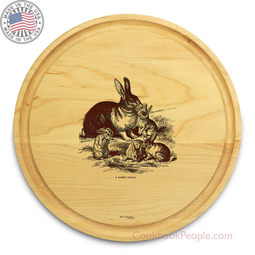 Round Chopping Board Engraved Personalized Circular Cutting Board