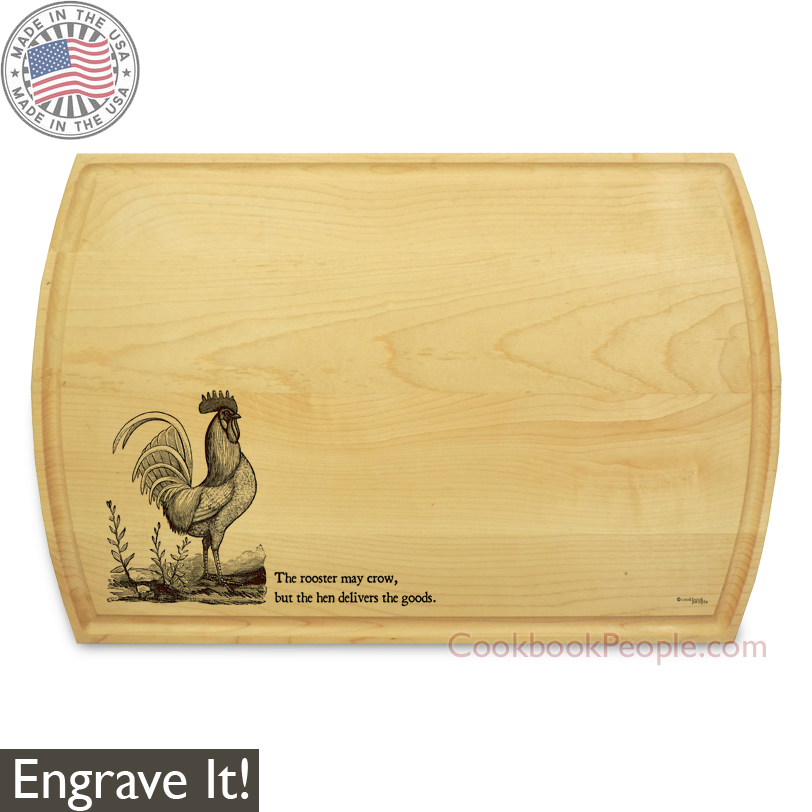 rooster cutting board