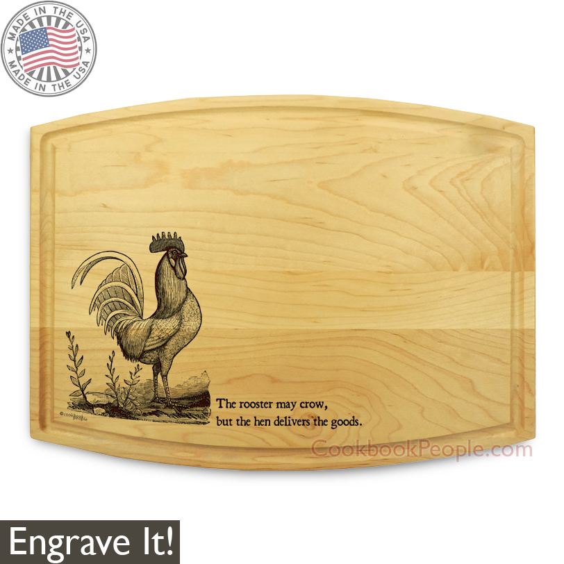 rooster cutting board