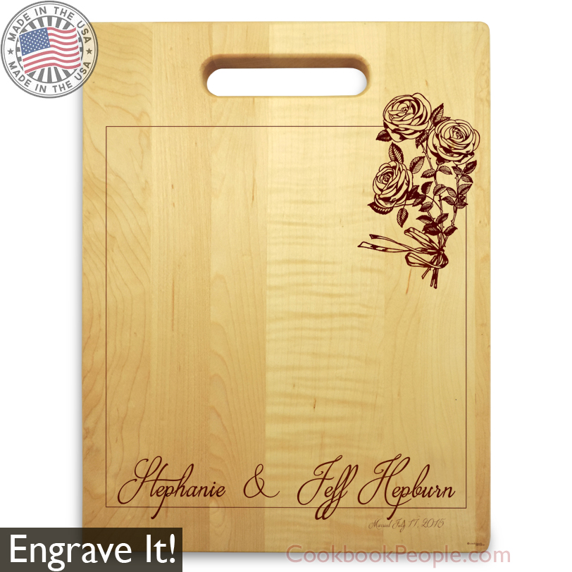 Engraving Cutting Board with Handle Chopping Board with Engraved Name