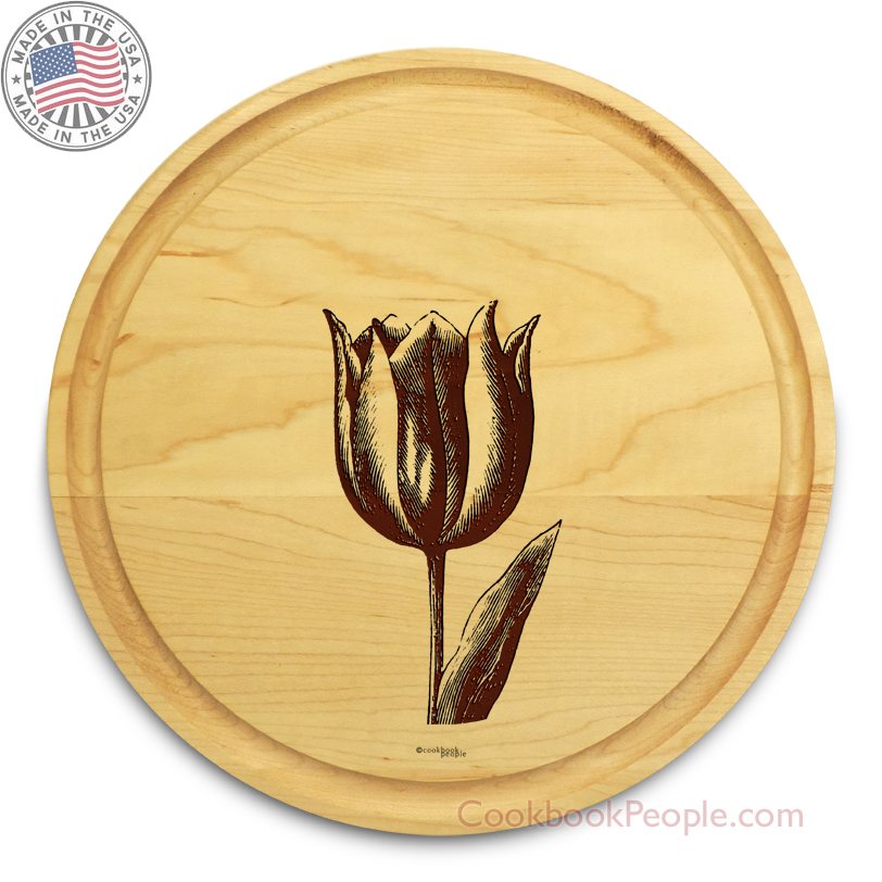 Round Chopping Board Engraved Personalized Circular Cutting Board