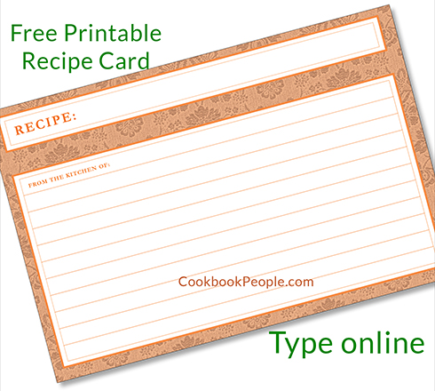 Free Printable Recipe Cards  Instantly Download and Print