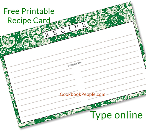 editable recipe card template free 3x5