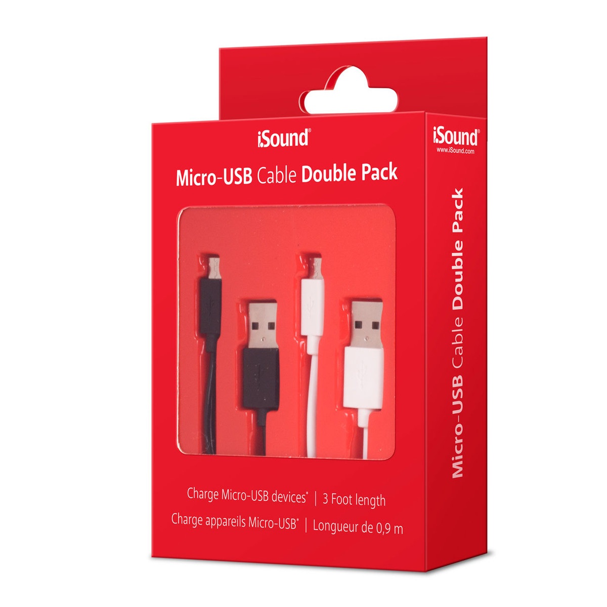 Micro-USB Cable Double Pack - iSound