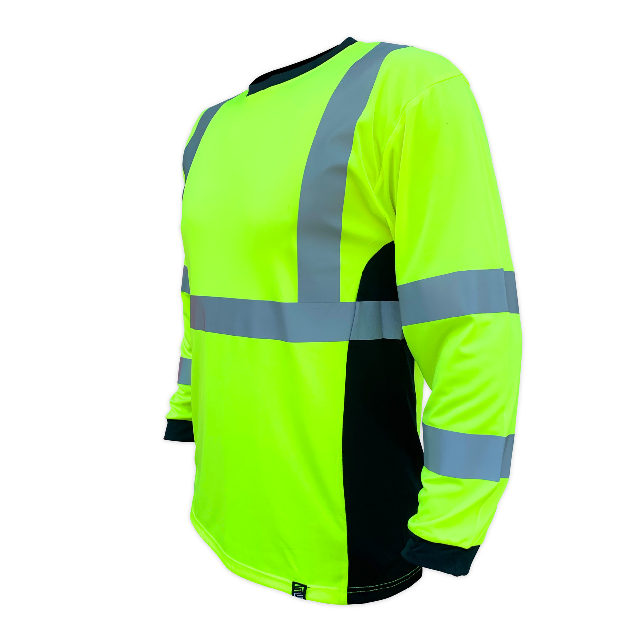 SS360º Basic Yellow (Safety Green) Long Sleeve Class 3 Type-R Reflective  Safety Tee