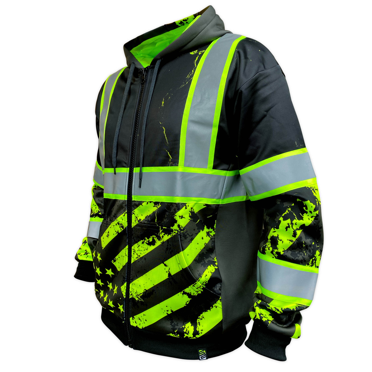 SafetyShirtz SS360o Stealth American Grit Zip-Up