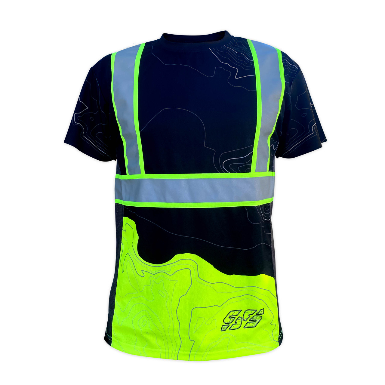 High Visibility Reflective Safety Work Shirts Custom Your Logo Hi Vis  Outdoor Workwear Short Sleeve T-Shirt
