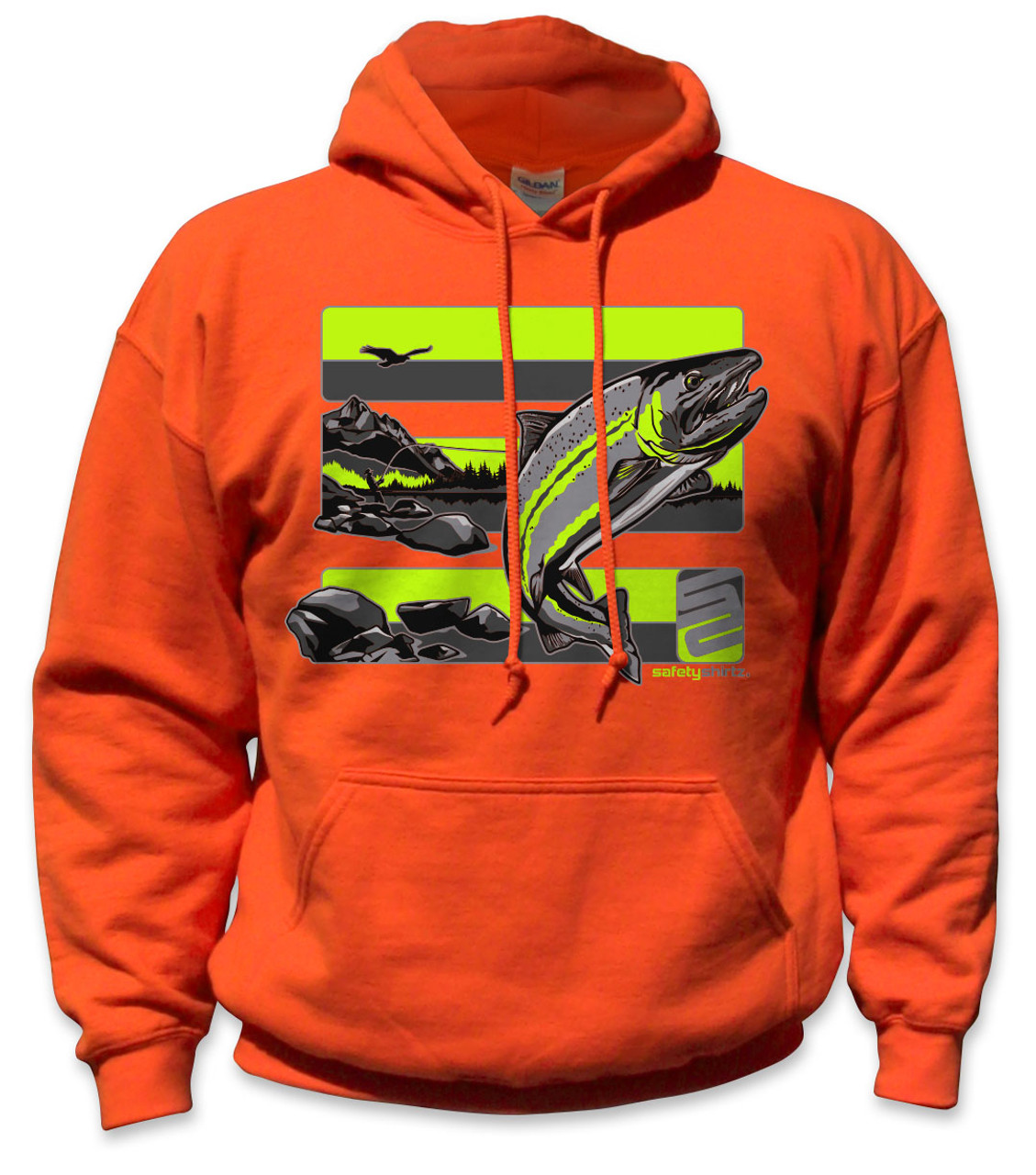 Steelhead Safety Hoodie - Yellow/Reflective/Orange