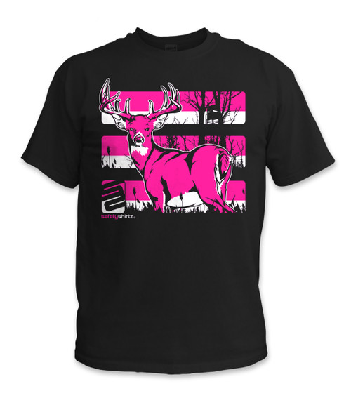 Buck Safety Shirt - Pink/Black